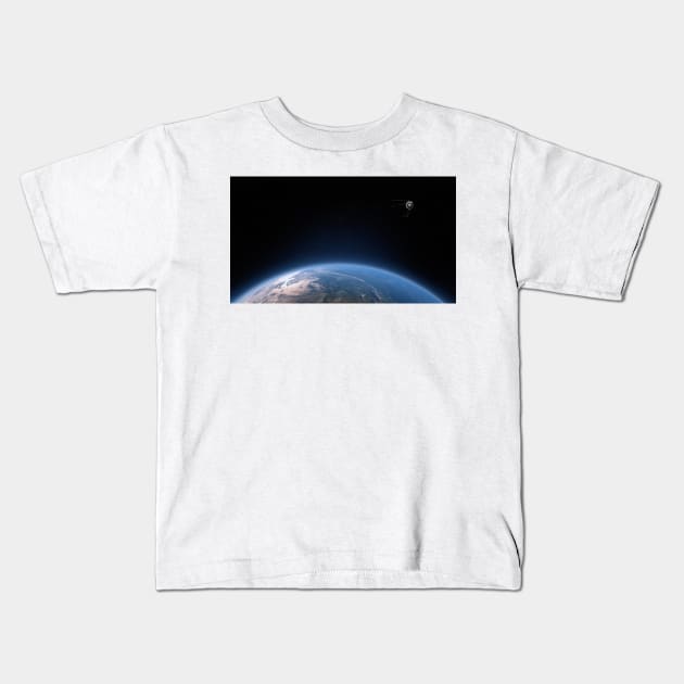 Satellite Kids T-Shirt by kawaii_shop